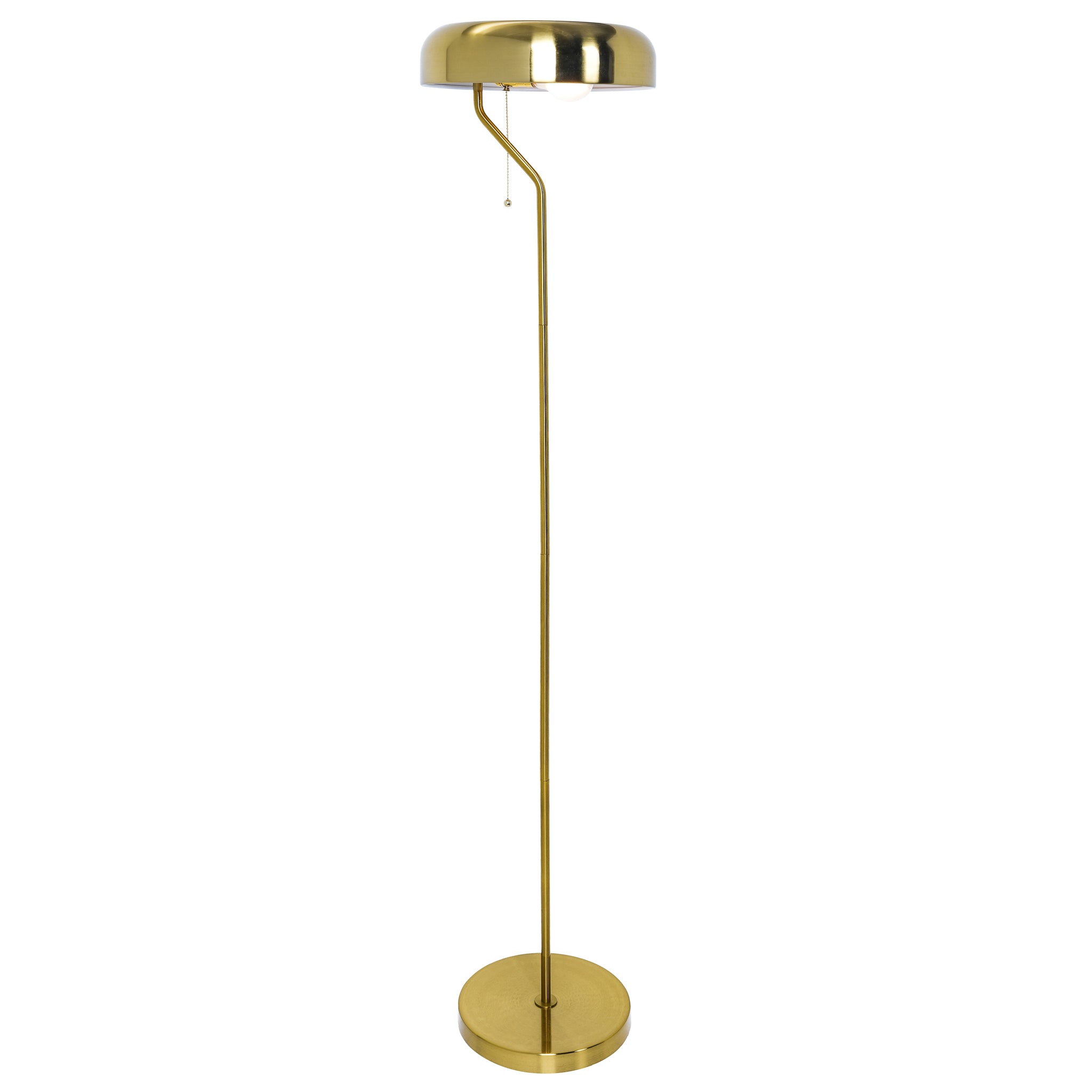 Tango Floor Lamp - Gold outer + White inner