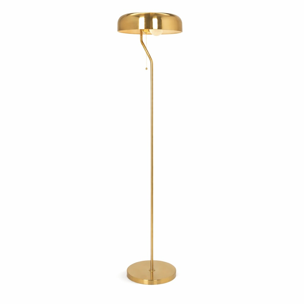 Tango Floor Lamp - Gold outer + White inner