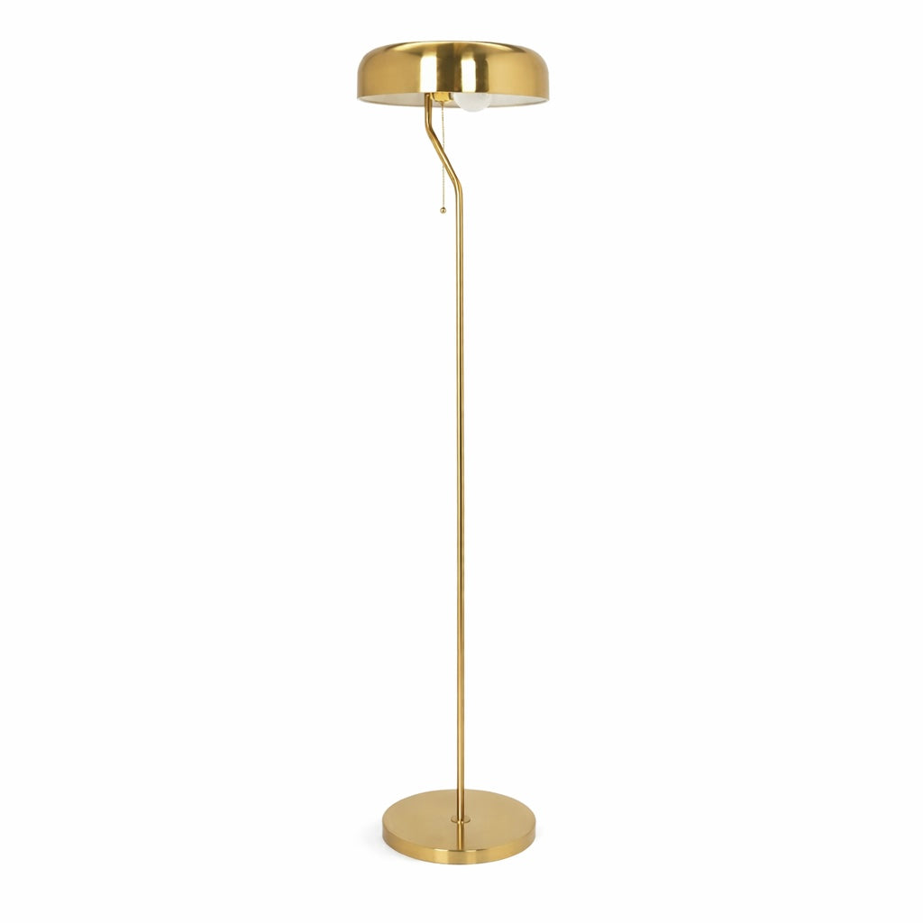 Tango Floor Lamp - Gold outer + White inner