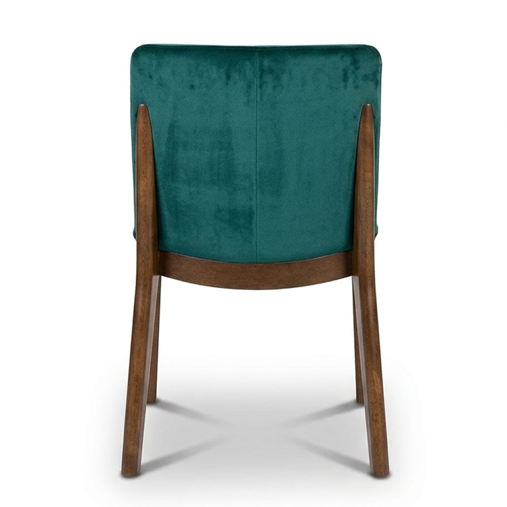Virginia Green Velvet Dining Chair Set of 2 | Modern Scandinavian
