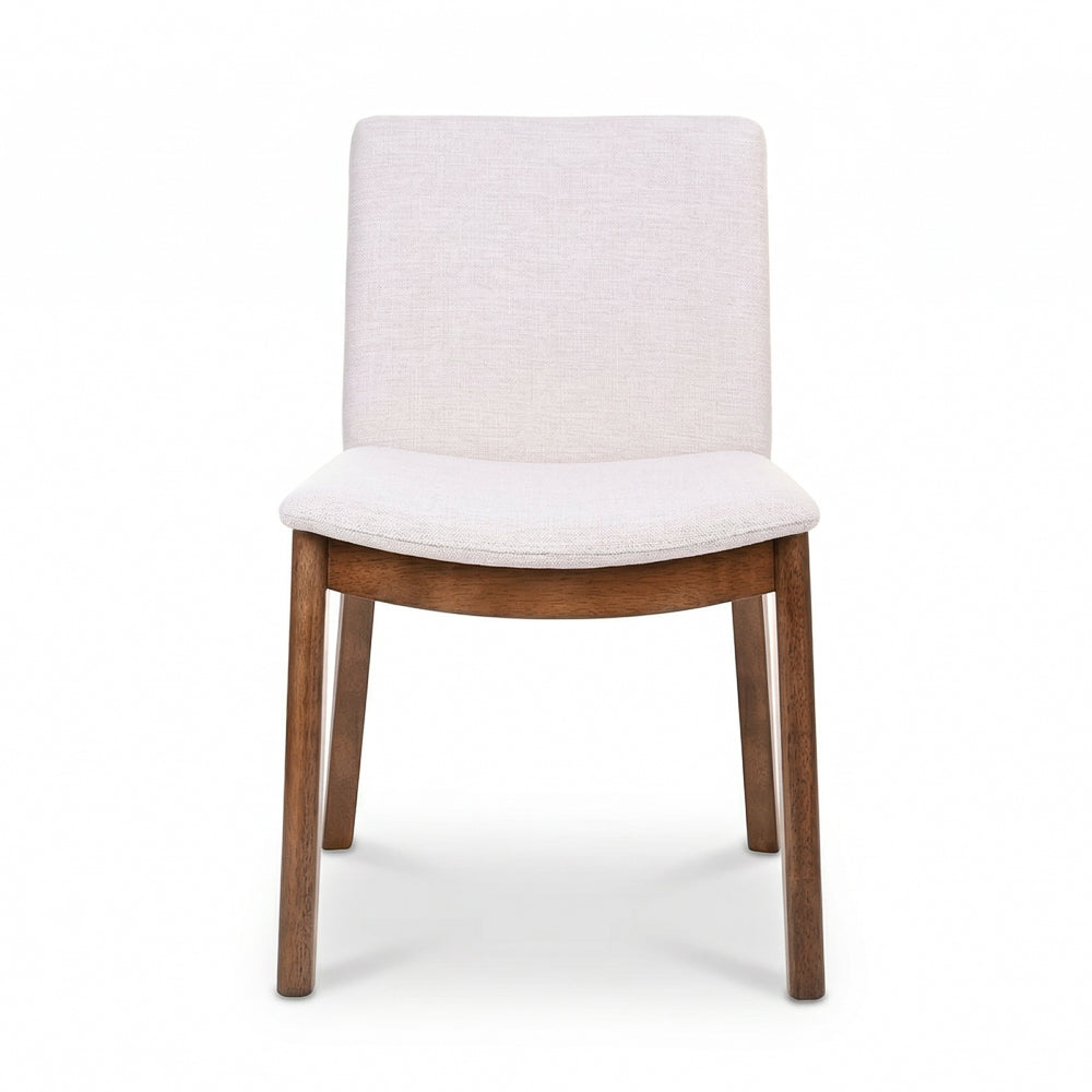 Virginia Mid-Century Modern Scandinavian Dining Chair with Fabric Upholstery - MidinMod