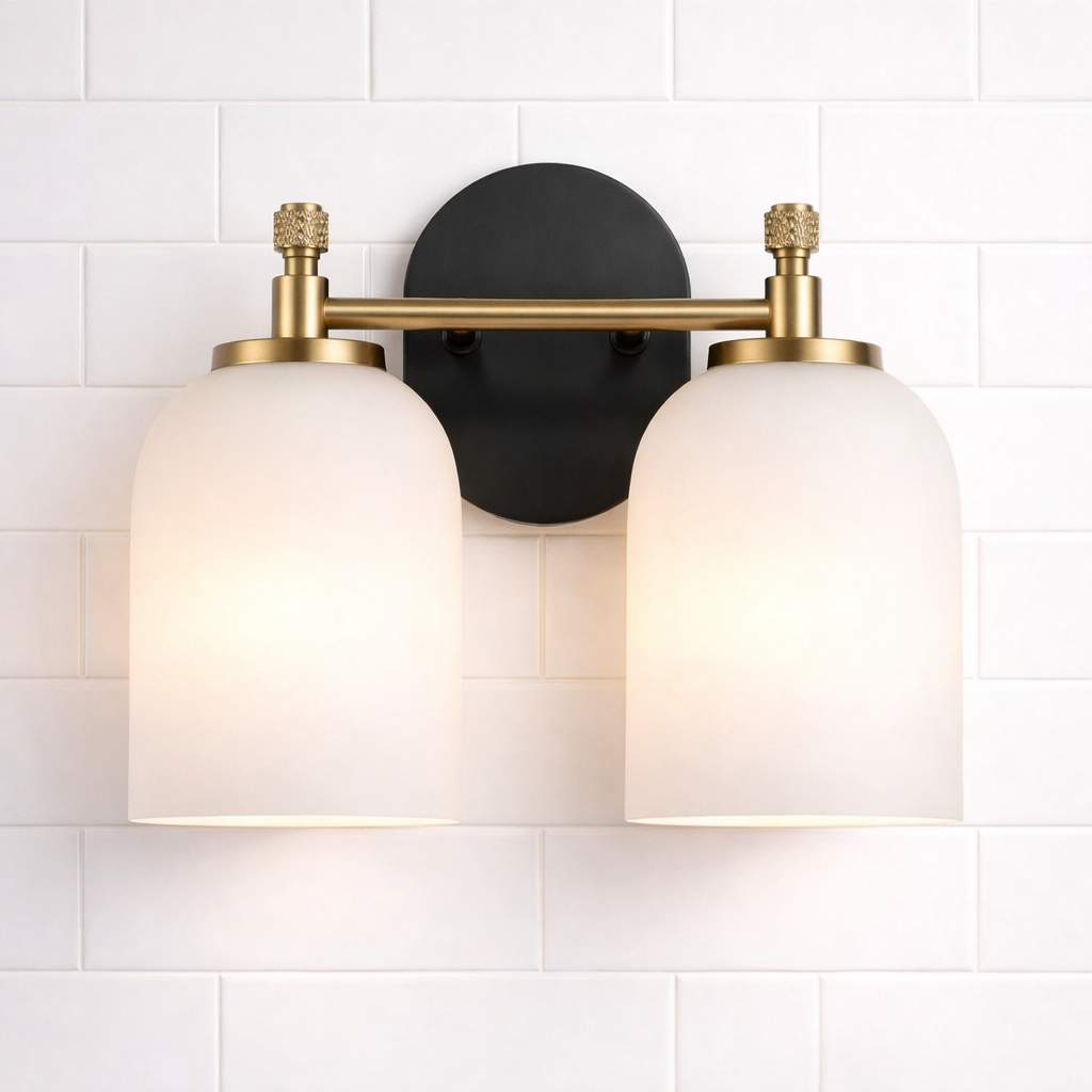 Vortex Vanity Sconce | Traditional Two-Light Design | MidinMod