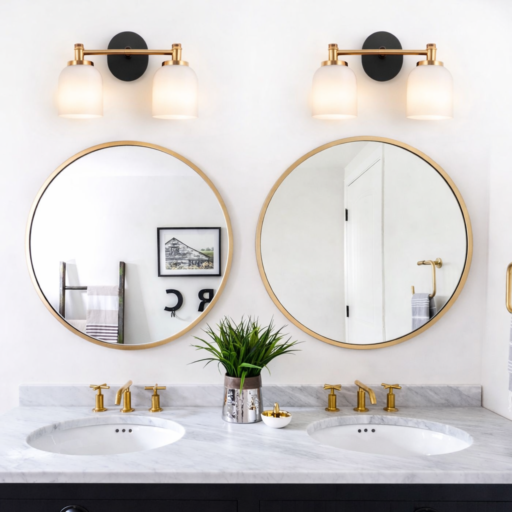 Vortex Vanity Sconce | Traditional Two-Light Design | MidinMod