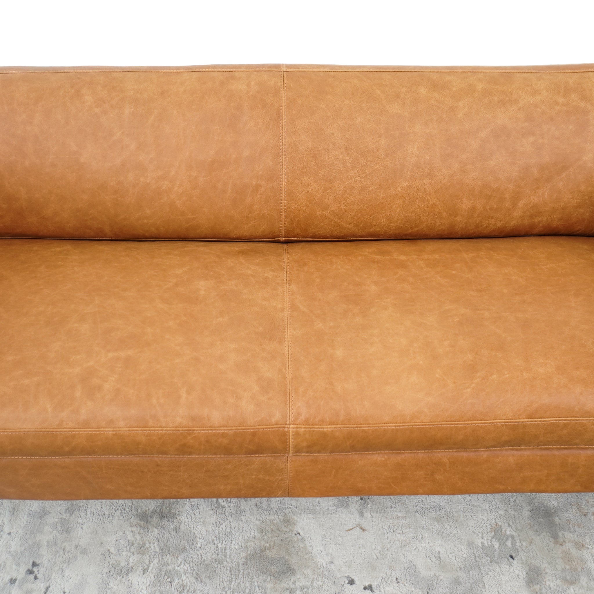 Warner Leather Sofa - Waxy Tan