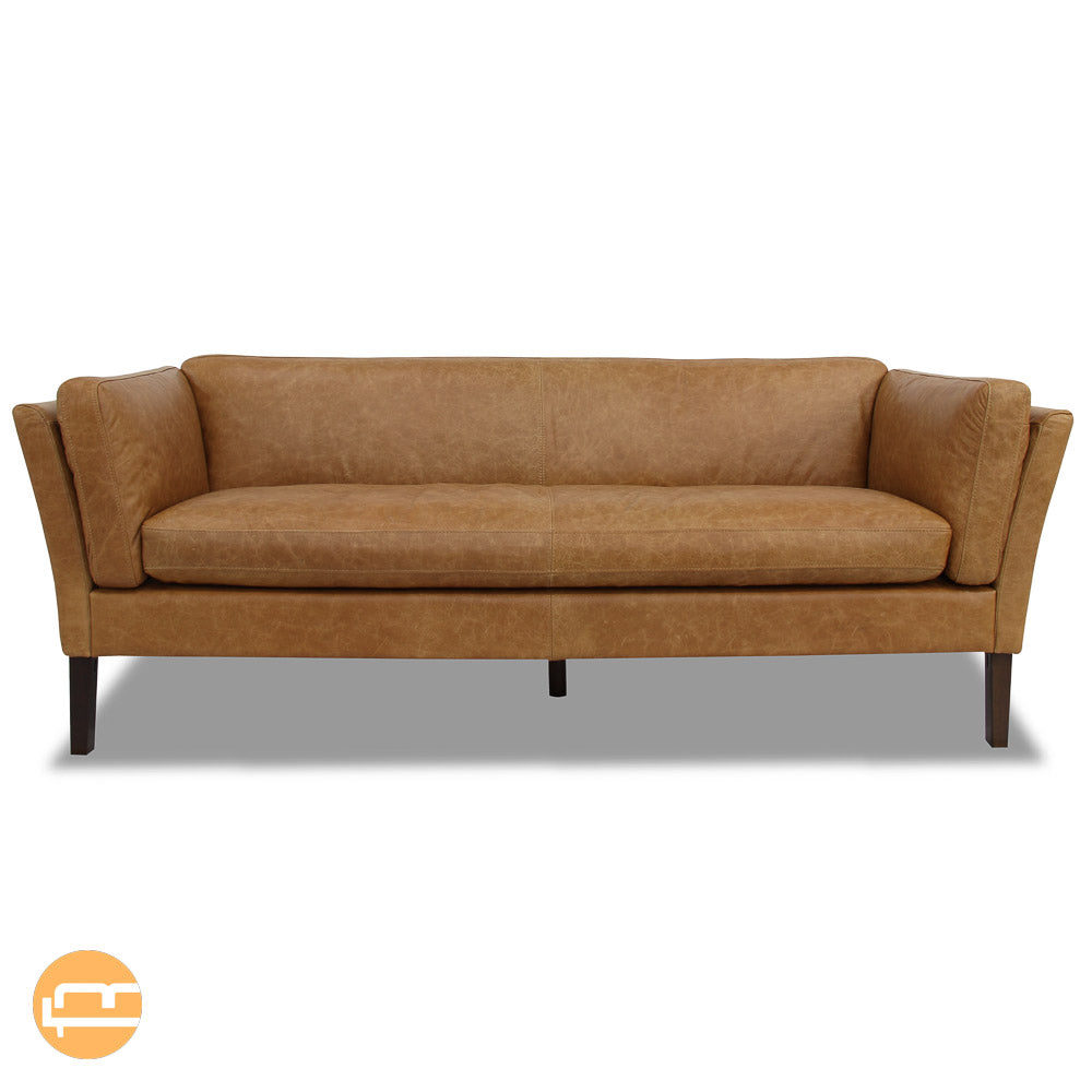 Warner Leather Sofa - Waxy Tan