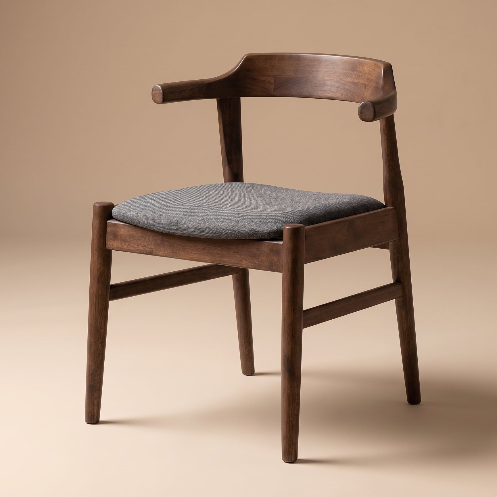 Zola Grey Fabric Dining Chair Set of 2 | Modern Danish-Inspired