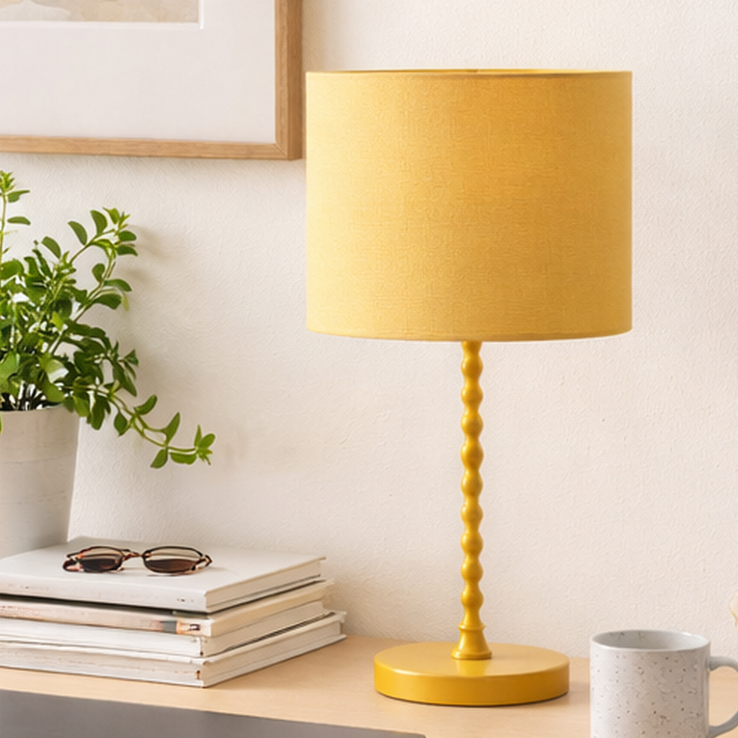Torch Table Lamp - Ochre - Gold