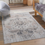 Payas Cream Beige Rug Size 6'7'' x 9' | Mid in Mod | Houston TX | Best Furniture stores in Houston