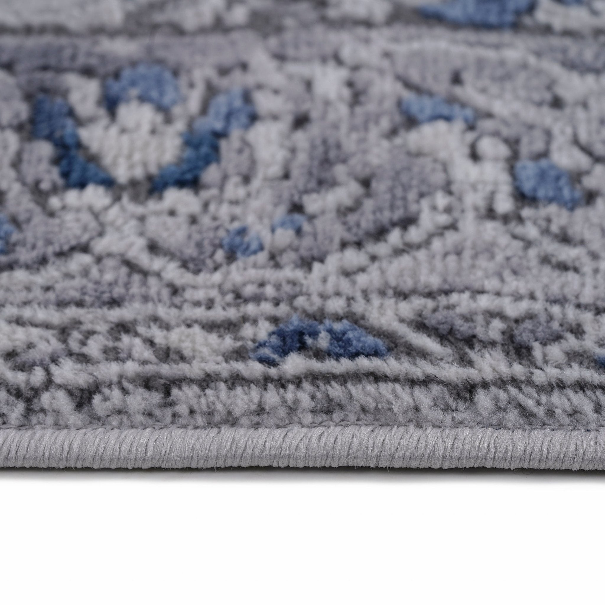 Marfi Grey-Blue Runner Rug 2'2'' x 8' - MidinMod