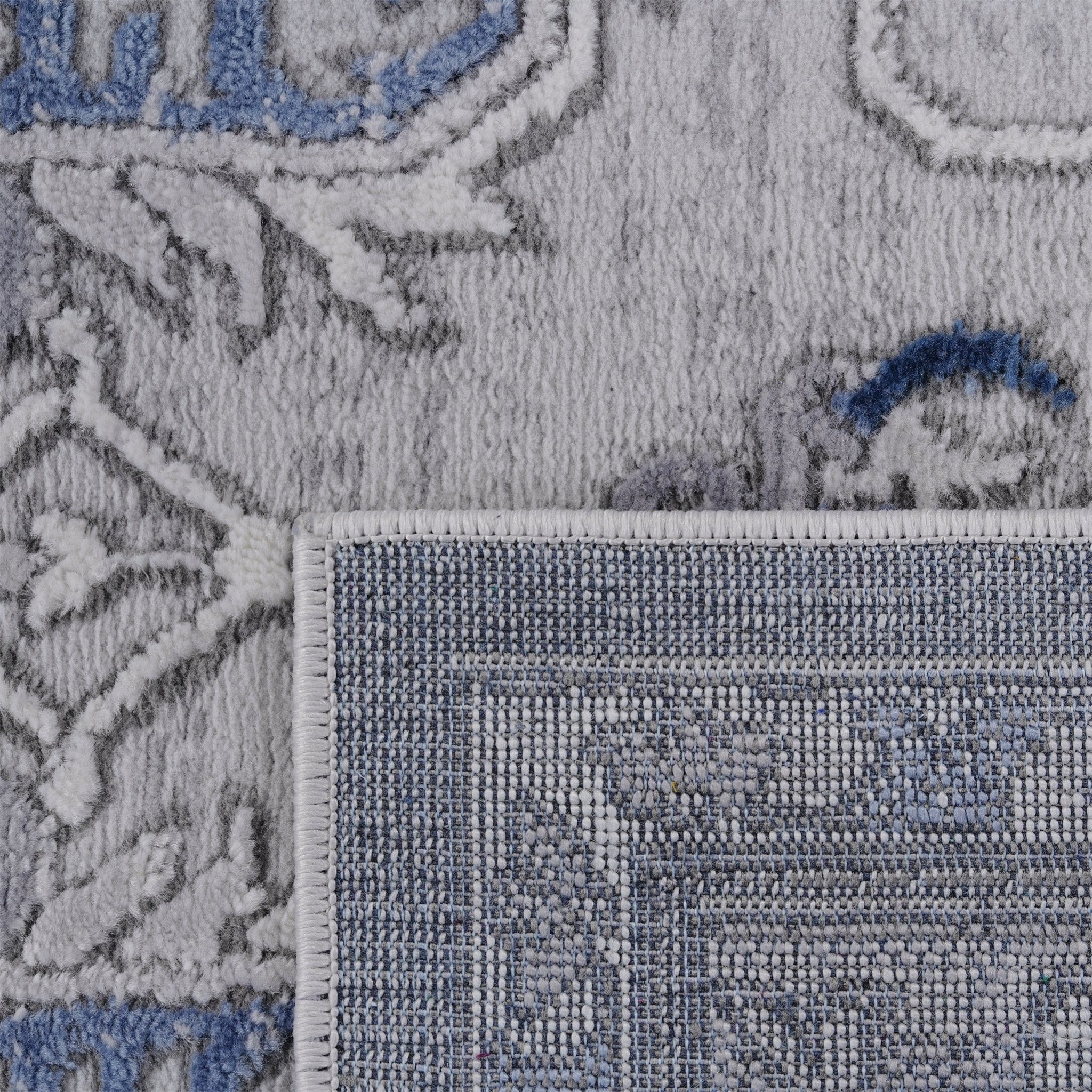 Marfi Grey - Blue Rug Size 5'3'' x 7'6'' - MidinMod