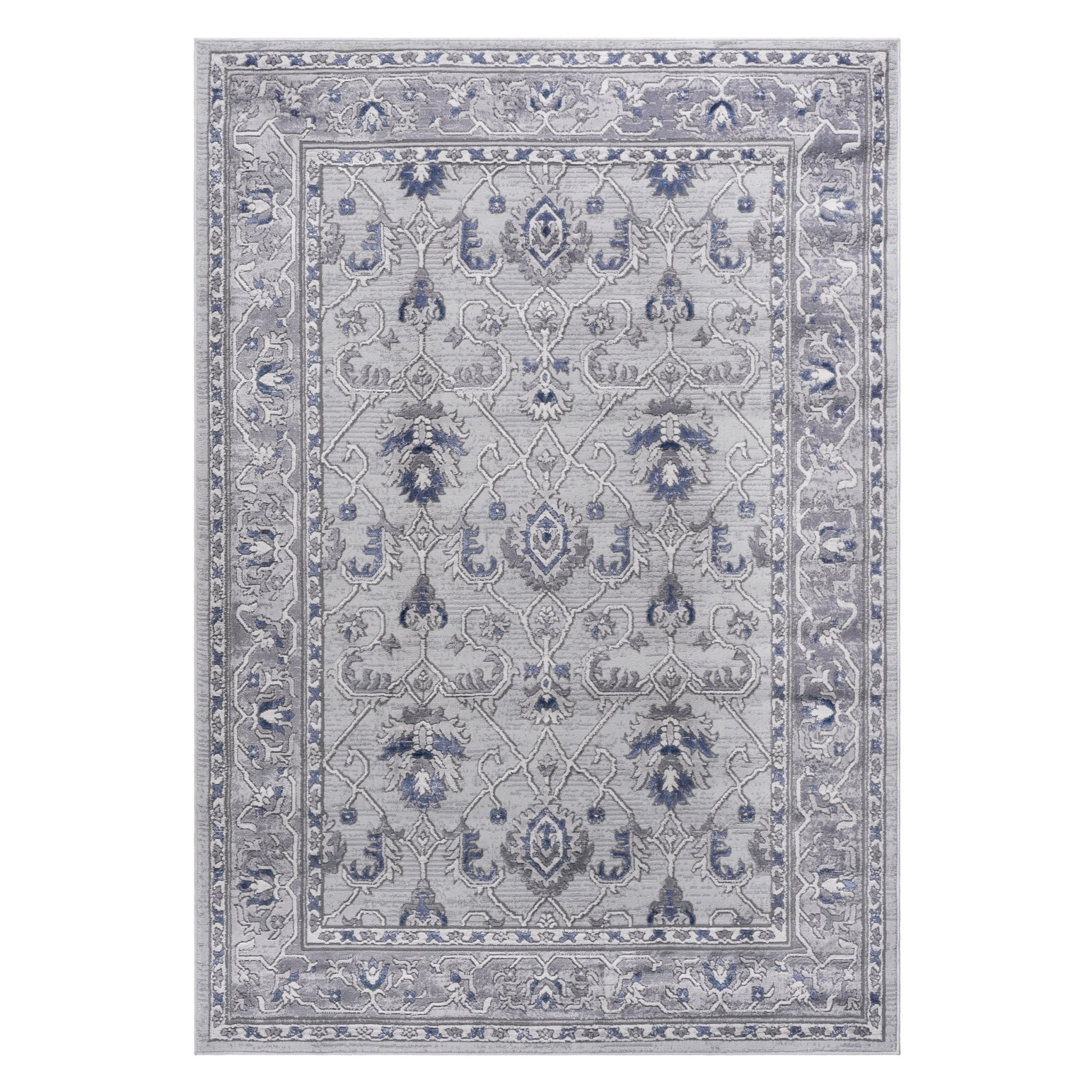 Marfi Grey - Blue Rug Size 5'3'' x 7'6'' - MidinMod