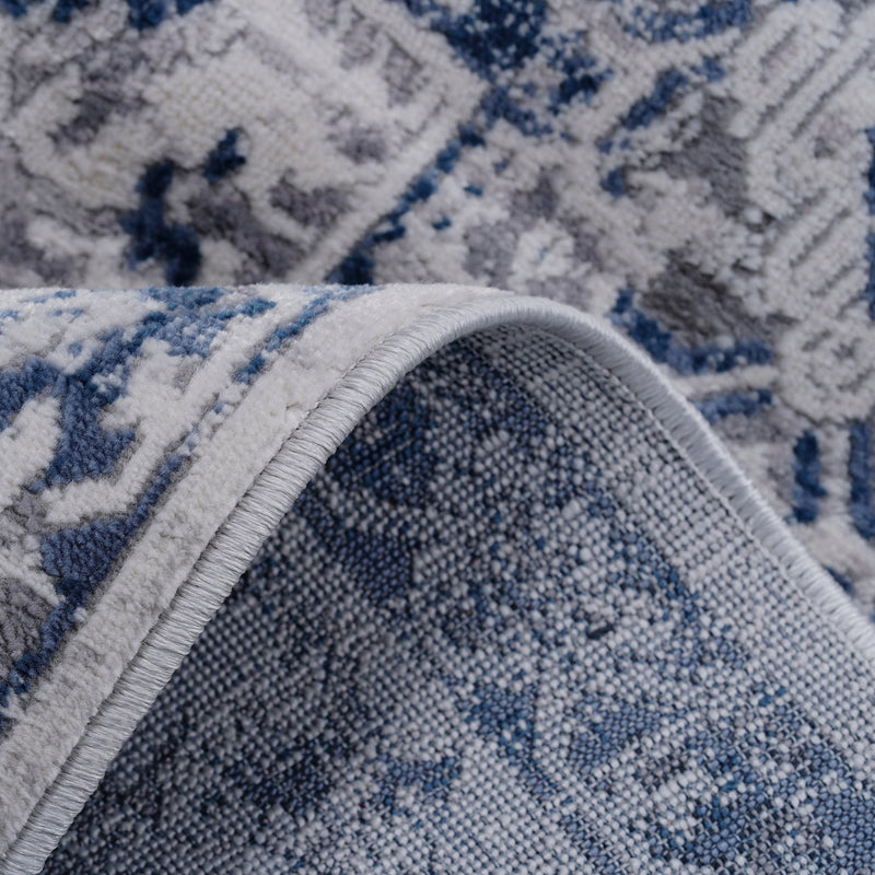 Marfi 2"x 8" Blue Grey Runner Rug | MidinMod | Houston TX | Best Furniture stores in Houston