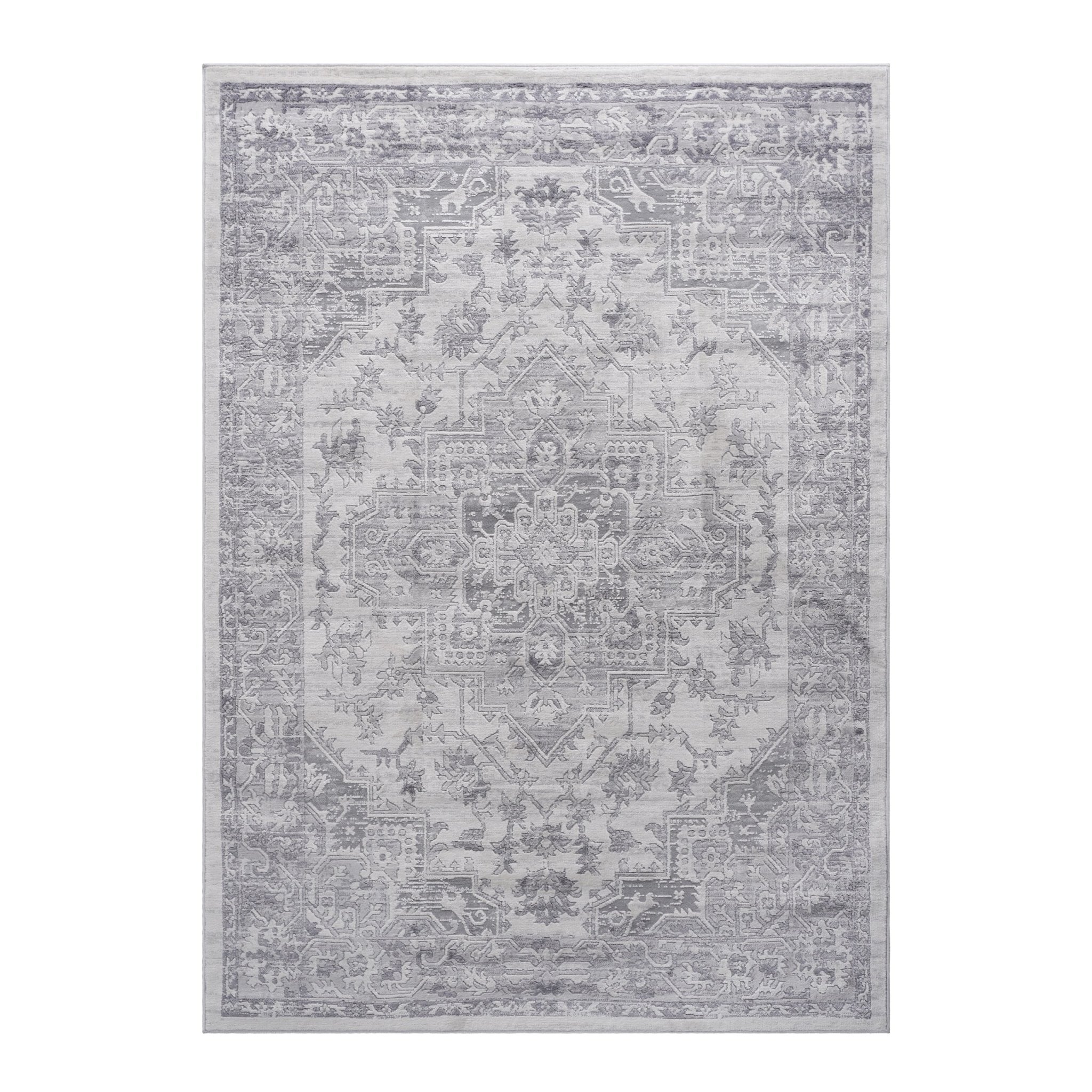 Marfi Silver Rug Size 6'7'' x 9' - MidinMod