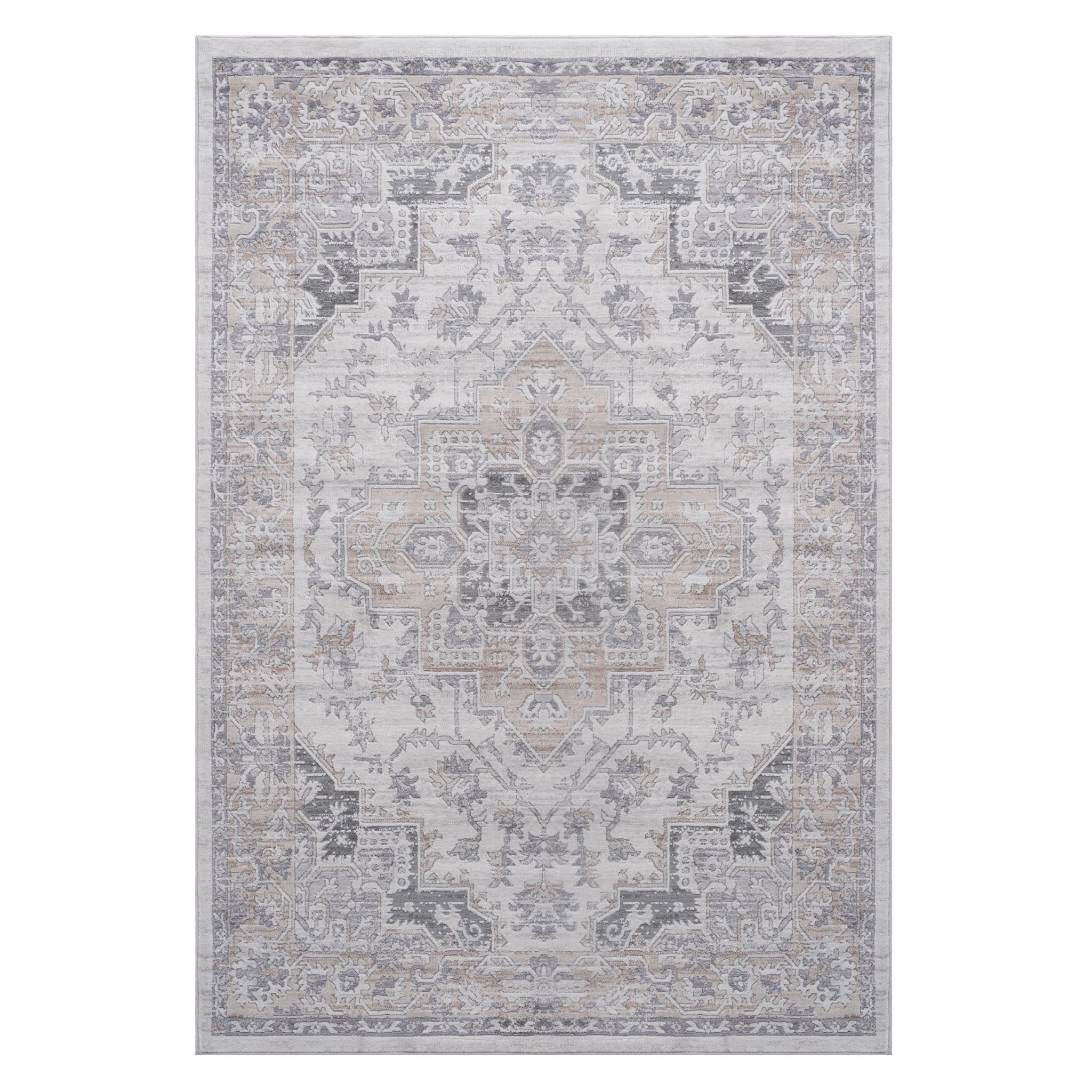 Marfi Ivory-Beige Rug Size 6'7'' x 9' - MidinMod