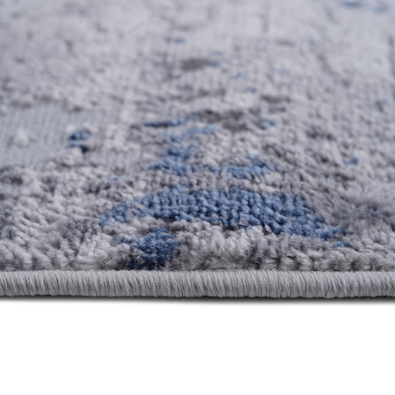 Marfi Silver-Blue Rug Size 5'3'' x 7'6" | Mid in Mod | Houston TX | Best Furniture stores in Houston