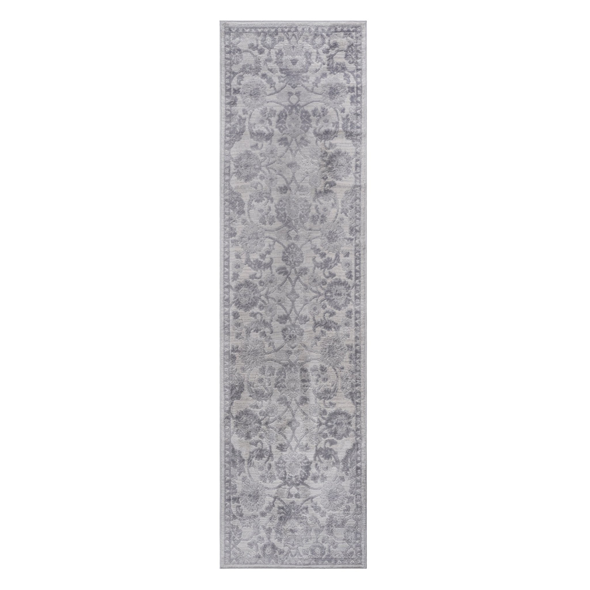 Marfi Grey-Silver Runner Rug 2'2'' x 8' - MidinMod