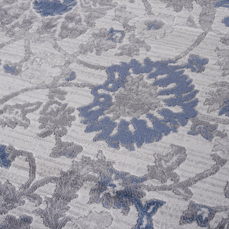 Marfi Blue - Silver Carpet Size 6'7''x 9' | MidinMod | TX | Best Furniture stores in Houston
