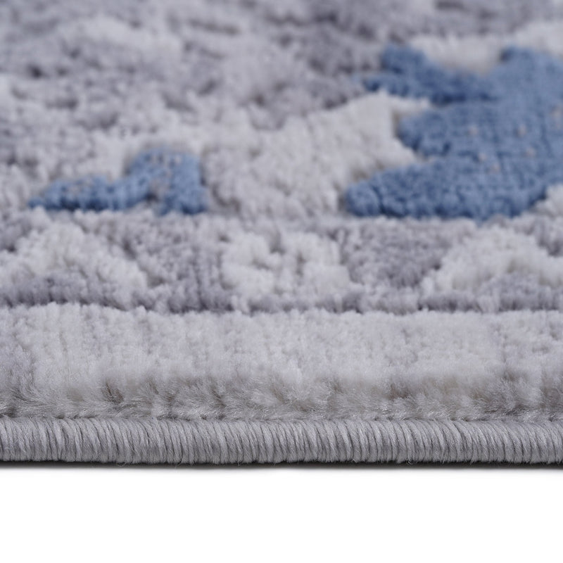 Marfi Blue - Silver Carpet Size 6'7''x 9' | MidinMod | TX | Best Furniture stores in Houston