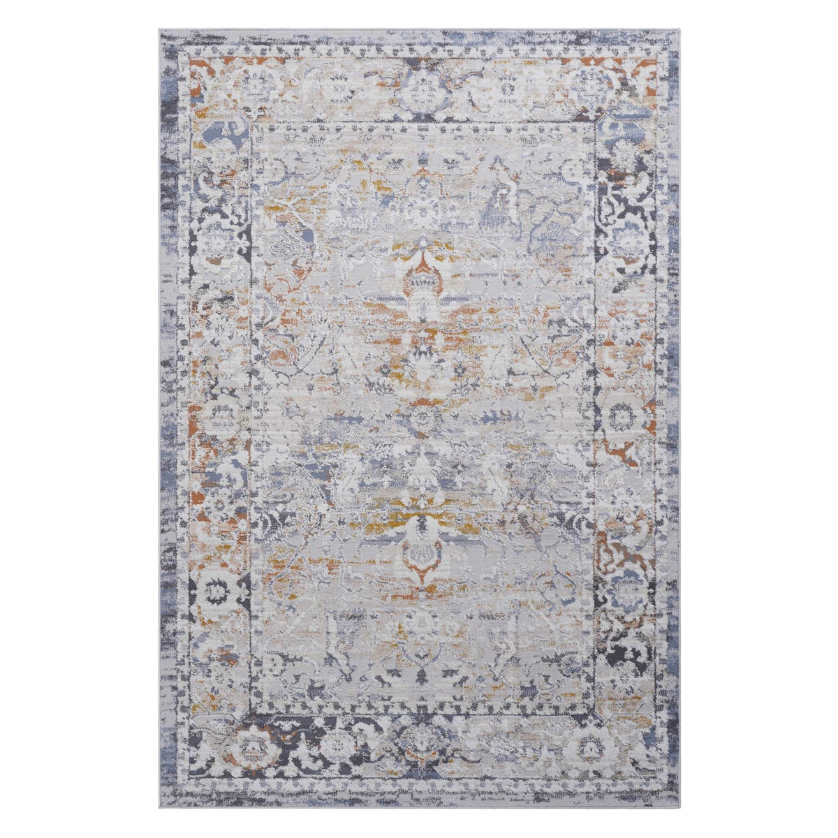 Marfi Ivory - Grey Carpet Size 6'7'' x 9', MidinMod