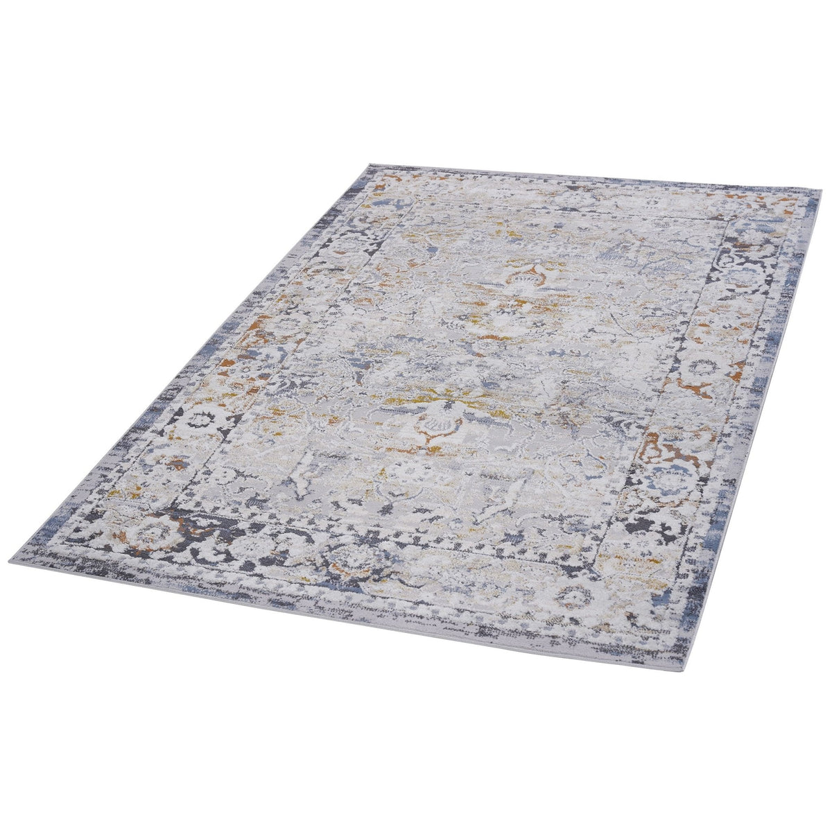 Payas Ivory - Grey Rug Size 6'7'' x 9' | Mid in Mod | Houston TX | Best Furniture stores in Houston