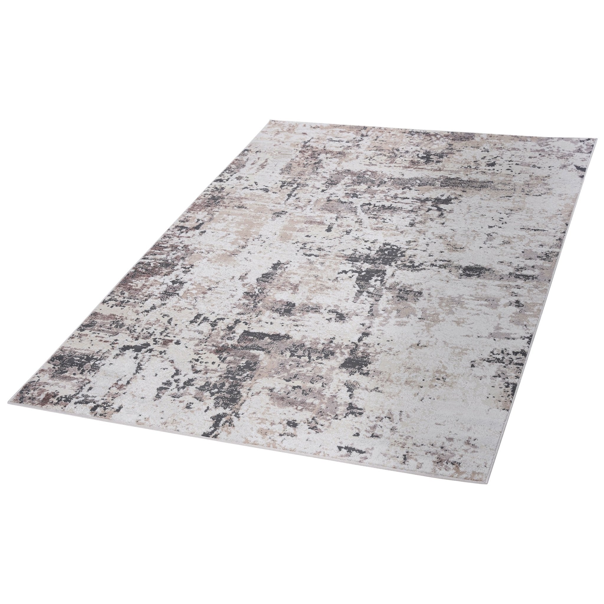 Payas Cream Brown Rug Size 5'3'' x 7'6" | Mid in Mod | Houston TX | Best Furniture stores in Houston