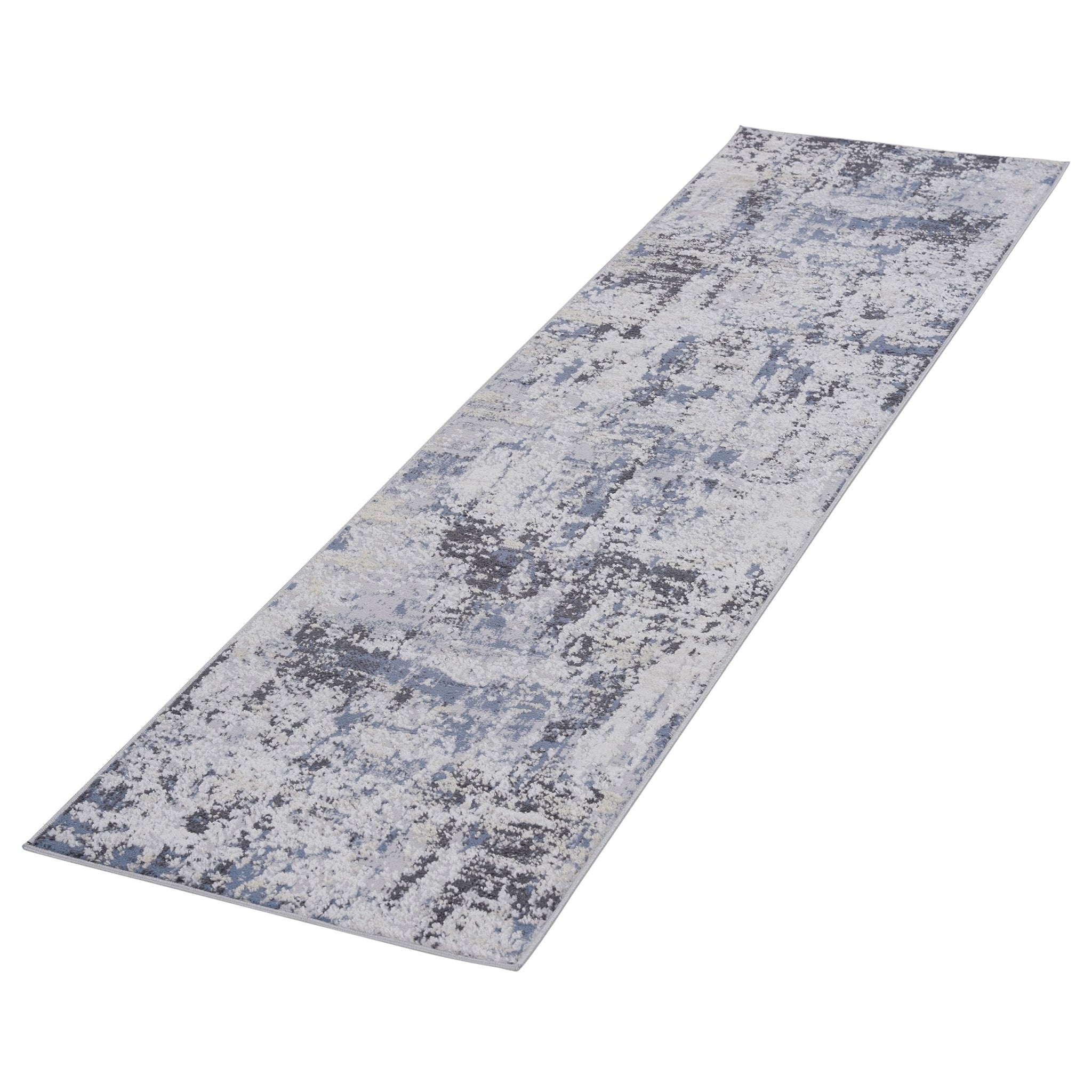 Payas Grey Denim Rug Size 2'2'' x 8' - MidinMod