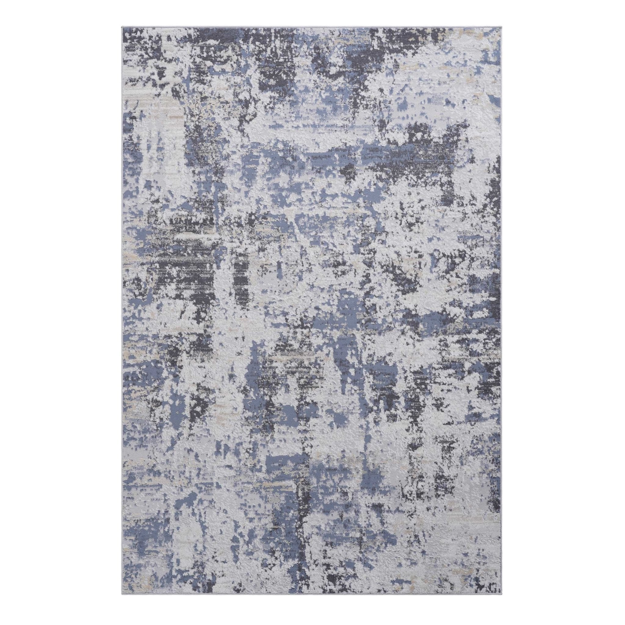 Payas Grey Denim Rug Size 7'9'' x 10' - MidinMod