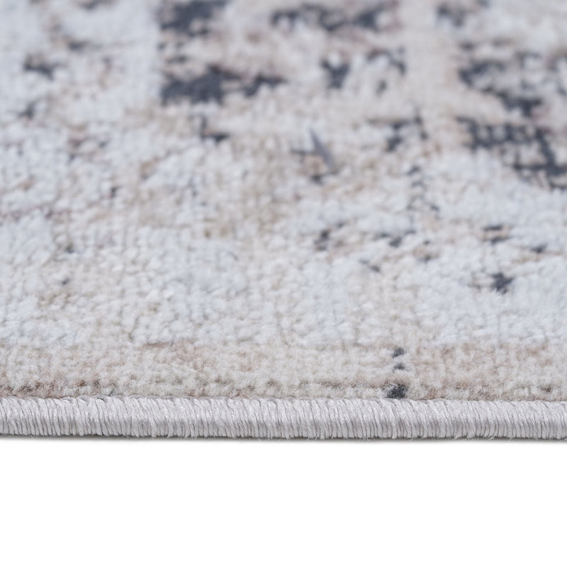 Payas Cream Anthracite Rug Size 5'3'' x 7'6" | Mid in Mod | Houston TX | Best Furniture stores in Houston