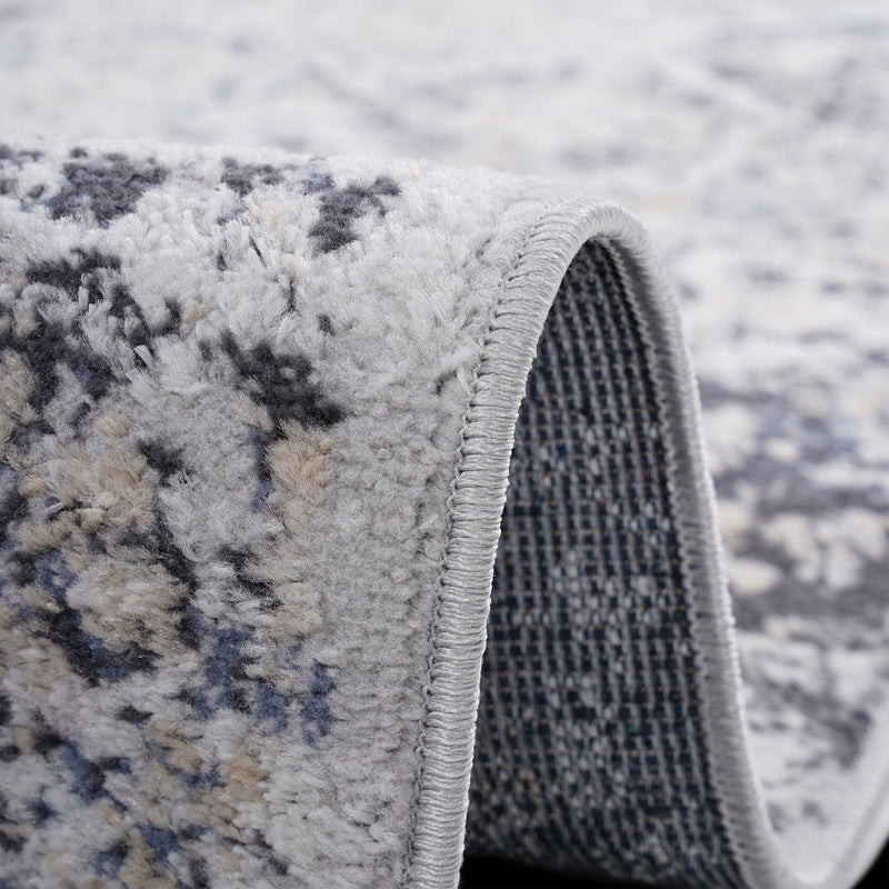 Payas Size 2'2'' x 8' Grey Blue Runner | MidinMod | Houston | Best Furniture stores in Houston