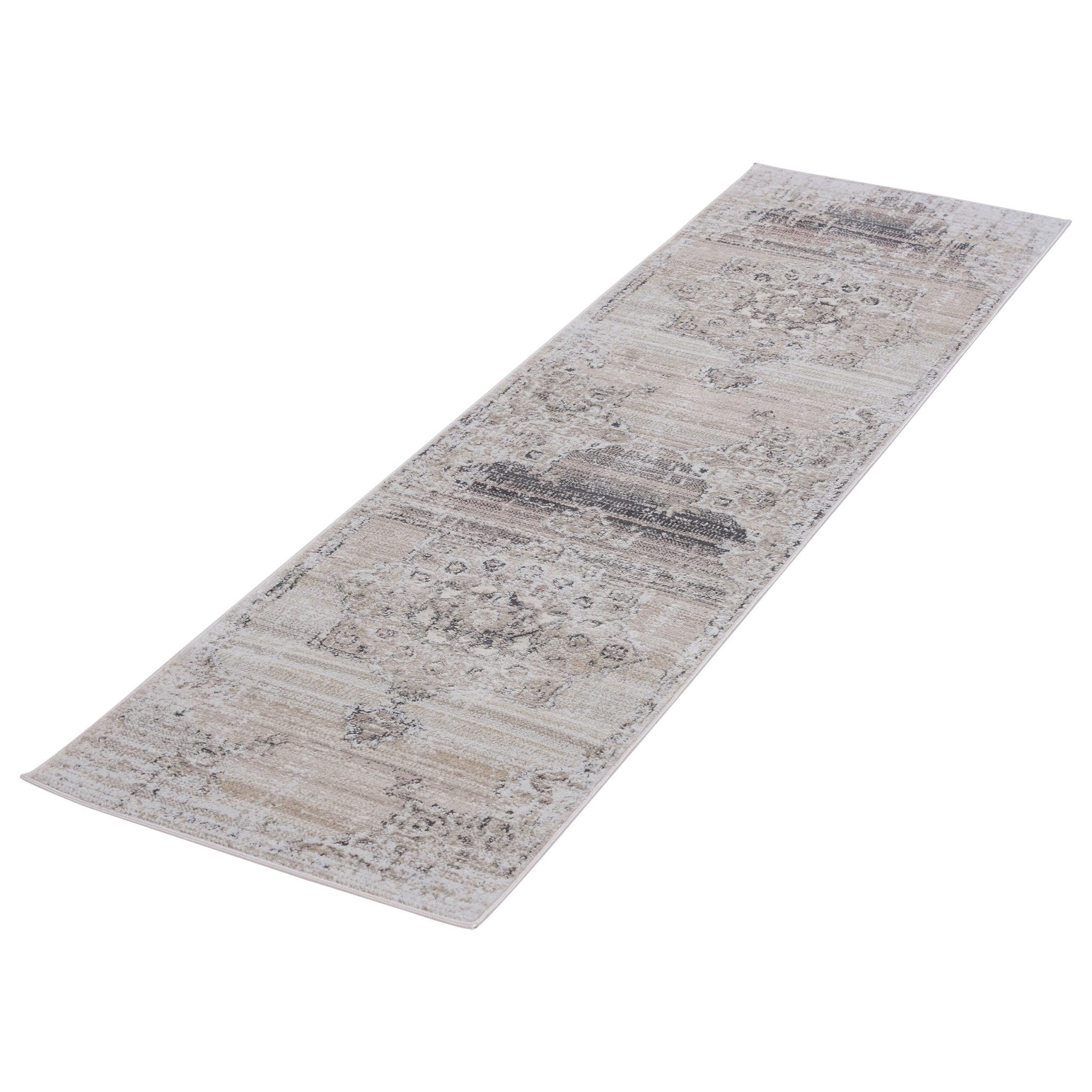 Payas Cream-Beige Runnner Rug Size 2'2'' x 8' - MidinMod