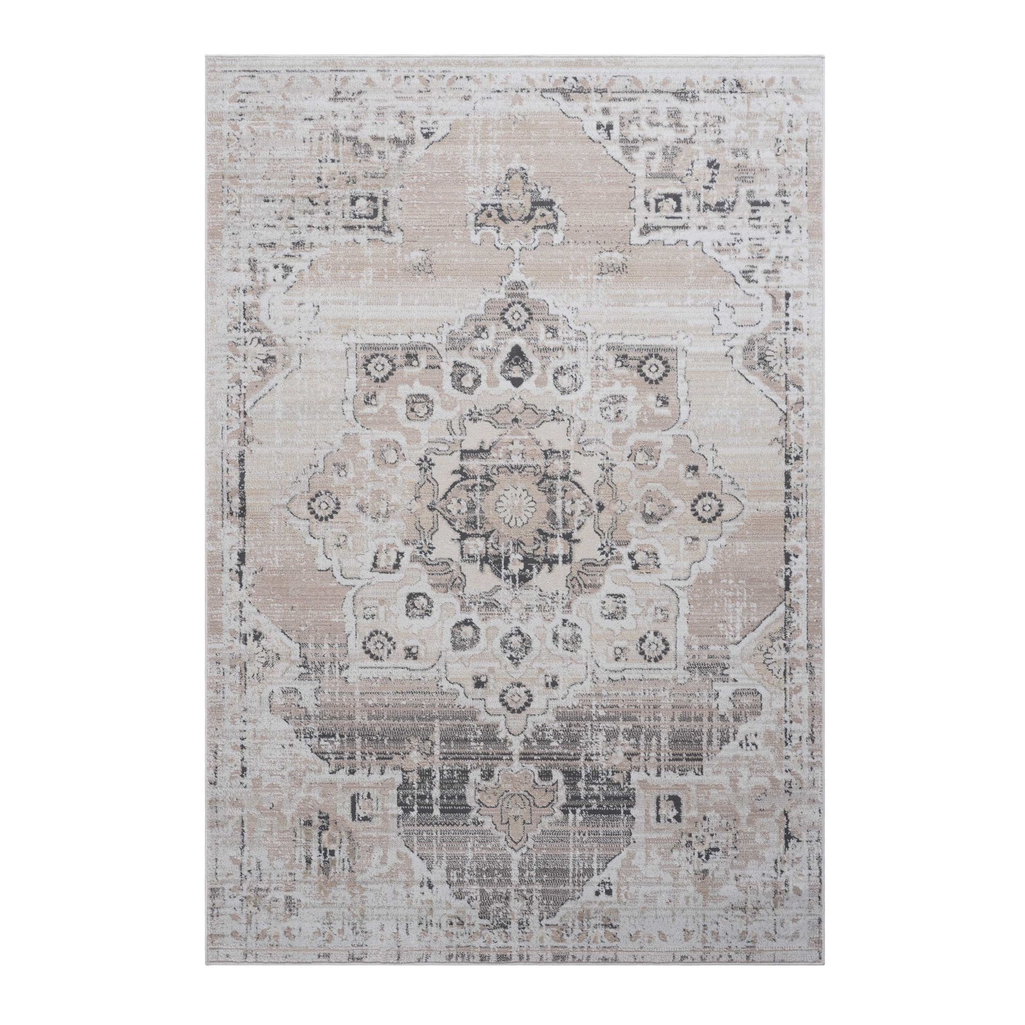 Payas Cream-Beige Rug Size 7'9'' x 10' - MidinMod