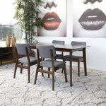 Abbott Dining set with 4 Abbott chairs Large | Mid in Mod | Houston TX | Best Furniture stores in Houston