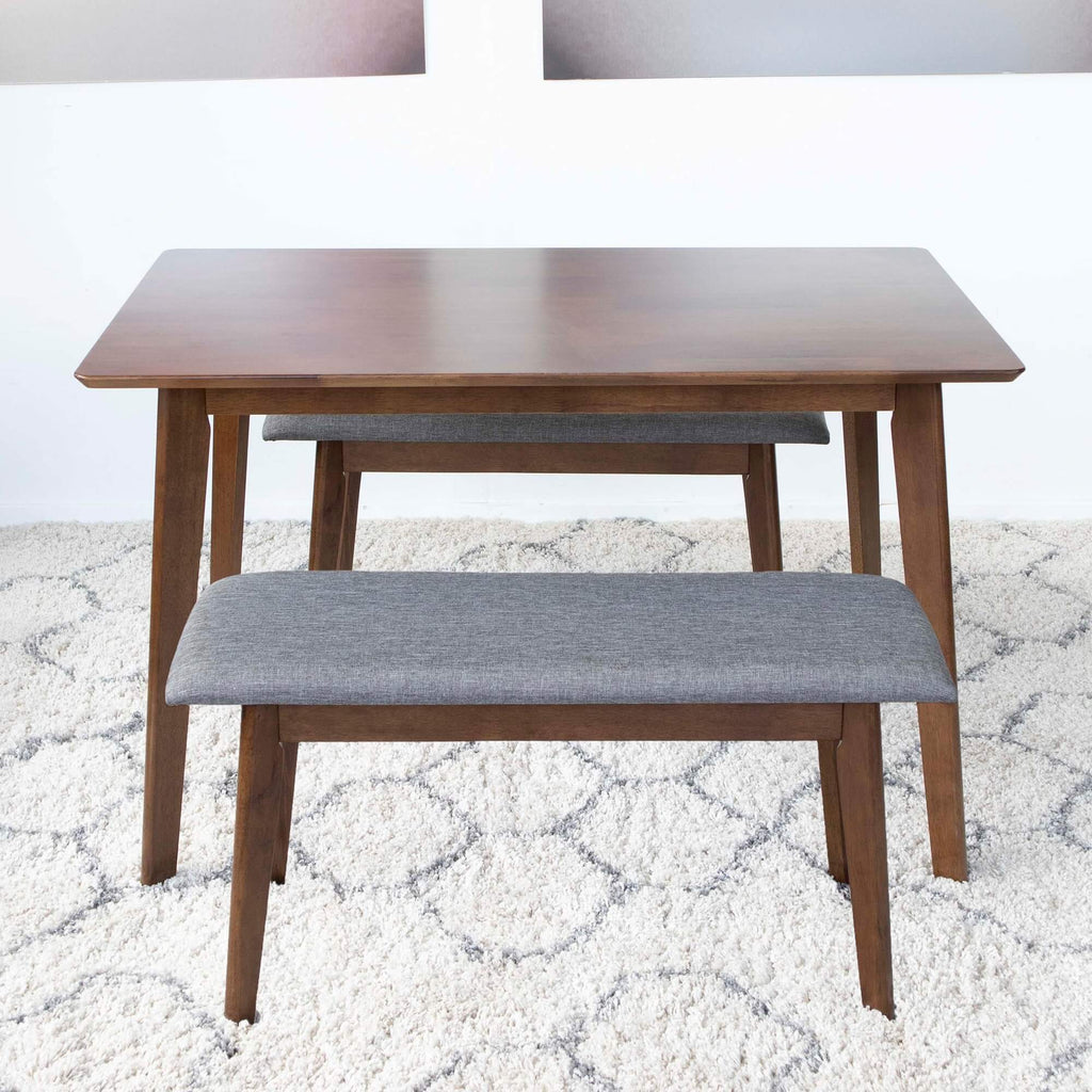 Abbott Dining Set - 2 Gray Abbott Benches Small | MidinMod | TX | Best Furniture stores in Houston