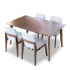 Abbott Dining set - 4 Ohio Light Gray Chairs (Large) | MidinMod | TX | Best Furniture stores in Houston