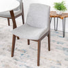 Aliana Dining set with  Light Gray Chairs  | Mid in Mod | Houston TX | Best Furniture stores in Houston