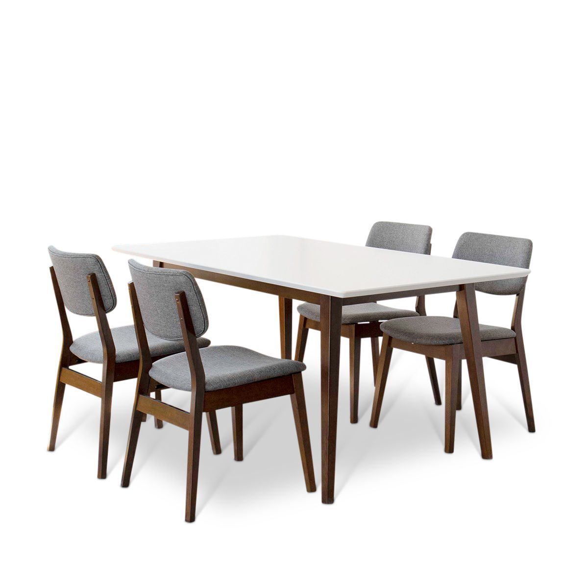 Small white table online & chairs