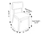 Abbott Dining set - 2 Abbott Chairs & 1 Abbott Bench | MidinMod | TX | Best Furniture stores in Houston