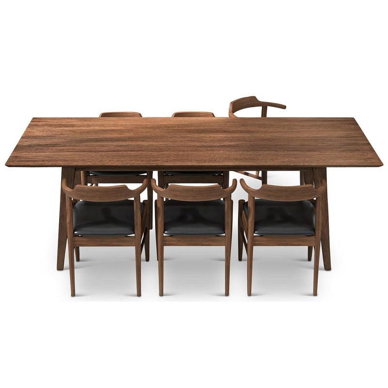 Zola Dining Chair (Black Leather) Mid in Mod Houston TX