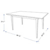 Adira XLarge Walnut Dining Table (6/8 Seater) | MidinMod | TX | Best Furniture stores in Houston