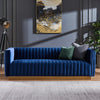 Atlanta Sofa (Dark Blue Velvet) - MidinMod Houston Tx Mid Century Furniture Store - Sofas 3