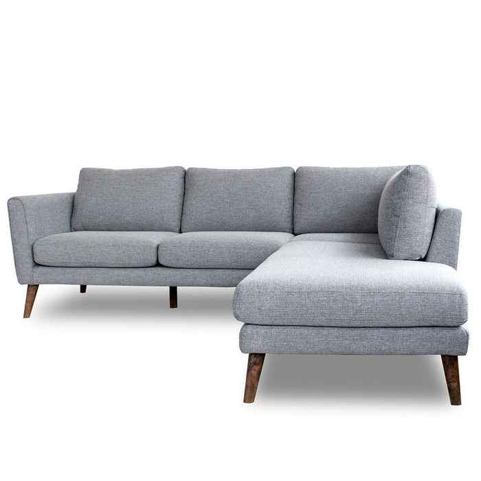 Bexley L Shape Corner Sofa Grey - Right Facing | MidinMod | TX | Best Furniture stores in Houston