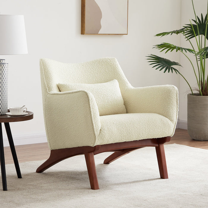 Casper Lounge Chair -Beige Boucle | MidinMod | Houston TX | Best Furniture stores in Houston
