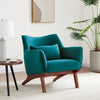 Casper Lounge Chair (Teal - Velvet) | Mid in Mod | Houston TX | Best Furniture stores in Houston