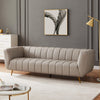 Clodine Grey Leather Sofa Couch | MidinMod | Houston TX | Best Furniture stores in Houston