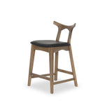 Dora Bar Stool (29" Black Leather) | Mid in Mod | Houston TX | Best Furniture stores in Houston