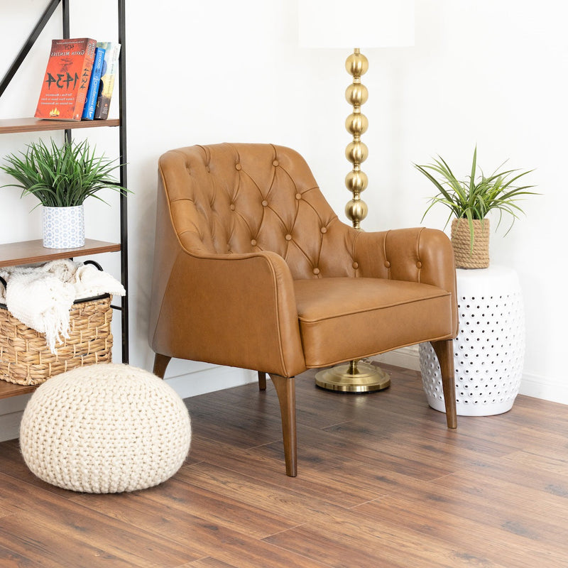 Hurley Leather Lounge Chair  | MidinMod | Houston TX | Best Furniture stores in Houston