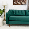 Oregon sofa - Green Velvet  | Mid in Mod | Houston TX | Best Furniture stores in Houston