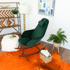 Ingrid Green Velvet Rocking Chair  | MidinMod | Houston TX | Best Furniture stores in Houston
