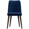 Evette Mid Century Modern Dining Chair - Navy Blue  | MidinMod |  TX | Best Furniture stores in Houston