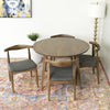 Fiona Dining set with 4 Juliet Dining Chairs (Fabric) - MidinMod Houston Tx Mid Century Furniture Store - Dining Tables 2